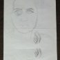 Drawing Antique Portrait Child Pen on Basket Sketch Sketching Art P28.8