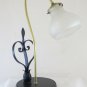 Table Lamp Vintage Desk Lampshade Brass Vintage Made by hand CH1
