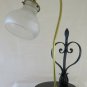 Table Lamp Vintage Desk Lampshade Brass Vintage Made by hand CH1