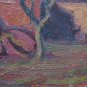 Painting Antique to Oil View Country Countryside Emilia Romagna Original p8