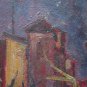 Painting Antique to Oil View Country Countryside Emilia Romagna Original p8