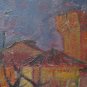 Painting Antique to Oil View Country Countryside Emilia Romagna Original p8