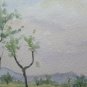 Painting Watercolour Landscape Signed Emilia Romagna Vintage 12 3/16x8 11/16in