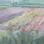 Painting Watercolour Landscape Signed Emilia Romagna Vintage 12 3/16x8 11/16in