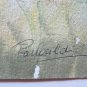 Painting Watercolour Landscape Signed Emilia Romagna Vintage 12 3/16x8 11/16in