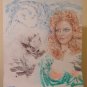 Sketch Vintage Studio Preparatory for Portrait Feminine Painting Painting P33.2