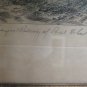 Antique Incision Signed Axel Holm Denmark Painting with Frame Coeval Engraving
