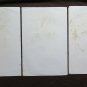 Three Painting Antique Portrait Male Watercolour Basket Sketch Sketching P28.8