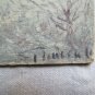 Landscape Winter Small Painting Painting Oil on board Signed Original p9