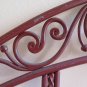 2 Headboards for Bed Single or Double Size Bed Header Bed Wrought Iron by hand 8