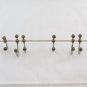 Towel Rack Coat Hangers Hooks Wall Vintage in Metal 15 11/16in CH15