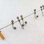 Towel Rack Coat Hangers Hooks Wall Vintage in Metal 15 11/16in CH15