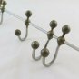 Towel Rack Coat Hangers Hooks Wall Vintage in Metal 15 11/16in CH15