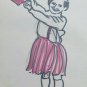 Old Drawing on Basket Portrait Little Girl Sketch Sketching Studio Painter P28.8