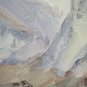 Landscape Alpine Painting Vintage Signed Pancaldi Original Alps Monti Snow P26