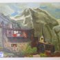 Painting Modern Oil on board Painting Landscape Alps Alpine Mountains Signed p2
