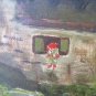 Painting Modern Oil on board Painting Landscape Alps Alpine Mountains Signed p2