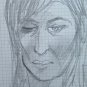 3 Drawings Antique Pencil on Basket Studio for Faces Human Woman Sketch P28.5