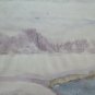 Old Painting Landscape Winter Onirico Watercolour Basket 16 1/2x13 3/8in P14