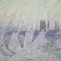 The City' in Winter Painting Vintage Signed from Master Pancaldi of Modena P27