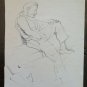 Sketch a Pen on Basket Drawing Opera Painter Gaetano Pancaldi of Modena P28.5