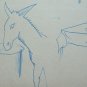 Old Drawing a Pen on Basket Sketch Studio Shapes and Animals Period