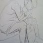 Sketch Pencil on Basket Drawing Studio Shapes Opera Painter G.Pancaldi P28.5