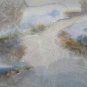Painting Watercolour Painting with the Technical Frost Landscape Snow