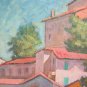 PAINTING OIL ON CANVAS AUTHOR VIEW CITY' EMILIANA OPERA G. PANCALDI P27