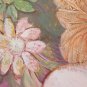 Painting Vintage Technical Mixed Portrait Feminine with Blossom Floral P33.2