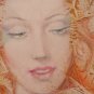 Painting Modern Hand Painted Composition with Portrait Male Feminine P33.2