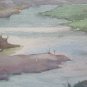 Painting Landscape Hills Emilia Romagna Signed Pancaldi Painter of Modena P14
