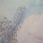 Painting Modern Art Contemporary Signed Pancaldi Landscape Winter Snow P26