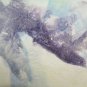 Painting Abstract Landscape Snowy Signed Pancaldi with Technical of Frost P25
