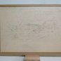 Painting Abstract Landscape Snowy Signed Pancaldi with Technical of Frost P25