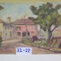 Modern Painting 900 Oil on board Landscape Countryside with Farmhouses Painting