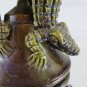 Vase in Ceramic Slip Slips with Crocodile Twentieth Century France R54