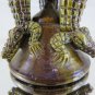 Vase in Ceramic Slip Slips with Crocodile Twentieth Century France R54