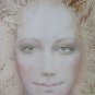 Painting New Wave Years 1980's Portrait of Woman Nude Feminine Vintage P33.6