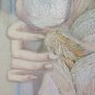 Painting Modern Painting a Technical Mixed Portrait Feminine Style Cubist P33.1