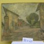 Painting Antique Painting Landscape View Borgo Antique Antique Painting