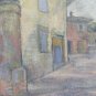 Painting Antique Painting Landscape View Borgo Antique Antique Painting