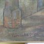 Painting Antique Painting Landscape View Borgo Antique Antique Painting