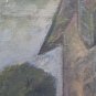 Painting Antique Painting Landscape View Borgo Antique Antique Painting