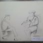 Drawing Antique Sketch Studio for Characters Sitting Pencil on Basket P28
