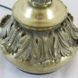 Large Table Lamp Vintage Brass Abat Jour Hand Made by hand Ch
