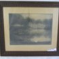 Engraving Antique Scandinavia Landscape Countryside Vintage Print Denmark R103