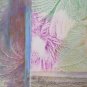 PAINTING WATERCOLOR AND TECHNICAL MIXED PORTRAIT FEMININE WITH FLOWERS P33.9