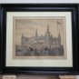 Antique Incision Frame Axel Holm Denmark Frederiksborg Castle Hillerød R97