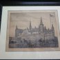 Antique Incision Frame Axel Holm Denmark Frederiksborg Castle Hillerød R97